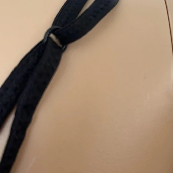 LINEA Donatella lace dark purple lingerie adjustable spaghetti strap bow Women M - Picture 4 of 15